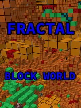 Fractal Block World background