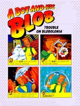 A Boy and His Blob: Trouble on Blobolonia background