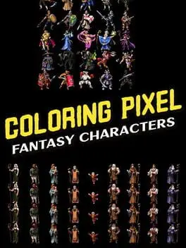 Coloring Pixel: Fantasy Characters cover