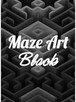 Maze Art: Black cover