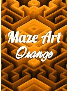 Maze Art: Orange cover