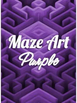 Maze Art: Purple cover