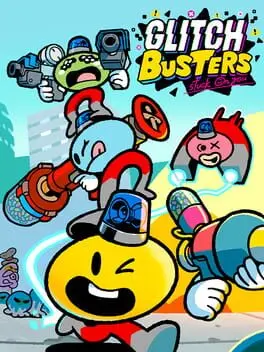 Glitch Busters: Stuck on You background