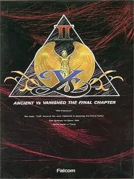Ys II: Ancient Ys Vanished - The Final Chapter cover