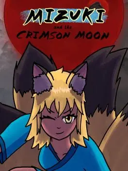 Mizuki and the Crimson Moon background