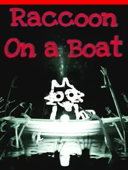 Raccoon on a Boat cover