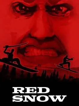 Red Snow background