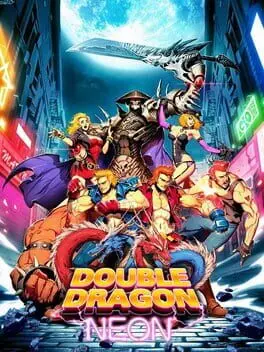 Double Dragon Neon background