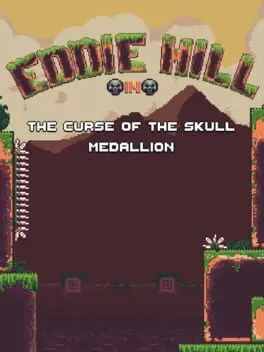 Eddie Hill in the Curse of the Skull Medallion cover art