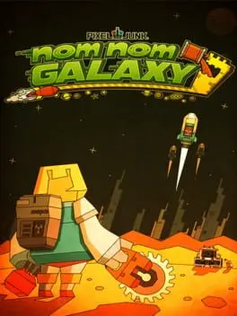 PixelJunk Nom Nom Galaxy background