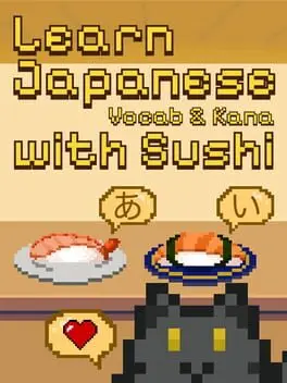 Learn Japanese Kana & Vocab with Sushi cover