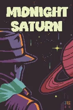 Midnight Saturn background