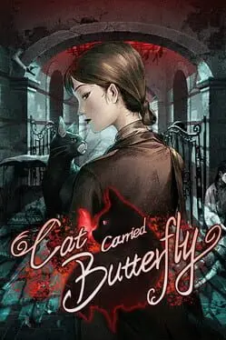 Cat Carried Butterfly background