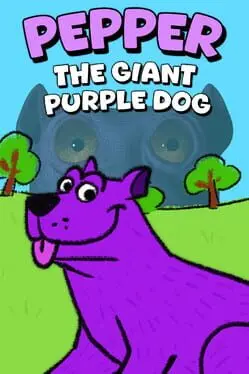Pepper the Giant Purple Dog background