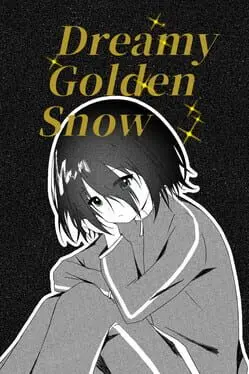 Dreamy Golden Snow background