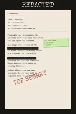 [Redacted] background