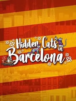 Hidden Cats in Barcelona background
