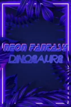 Neon Fantasy: Dinosaurs background