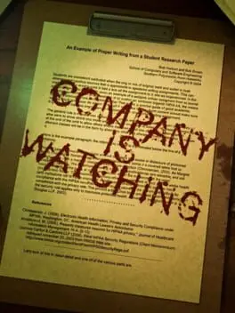 Company is Watching cover