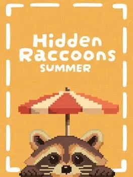 Hidden Raccoons in Summer background