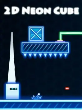 2D Neon Cube cover