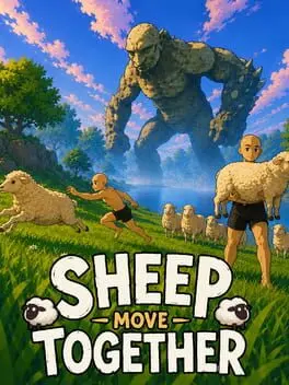 Sheep Move Together background