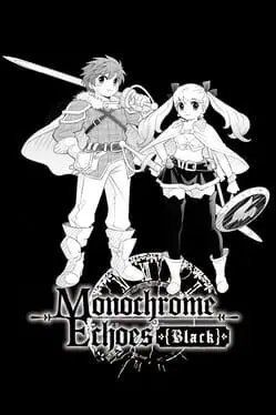 Monochrome Echoes: Black background
