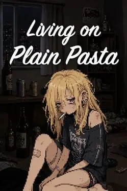 Living on Plain Pasta background