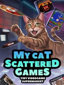 My Cat Scattered Games: Tidy Videogame Supermarket cover art
