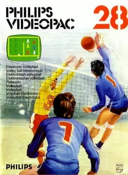 Electronic Volleyball background