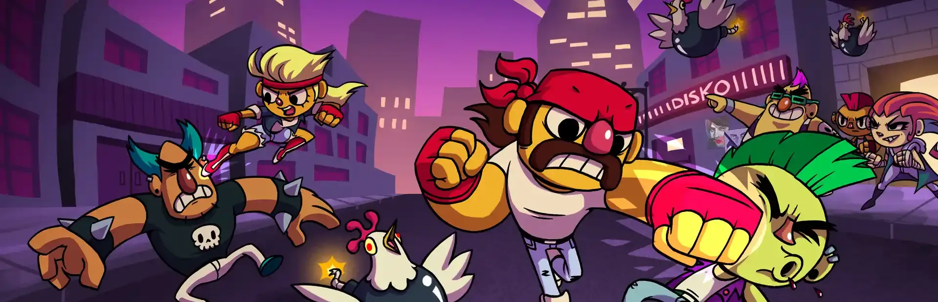 Big Action Mega Fight! background