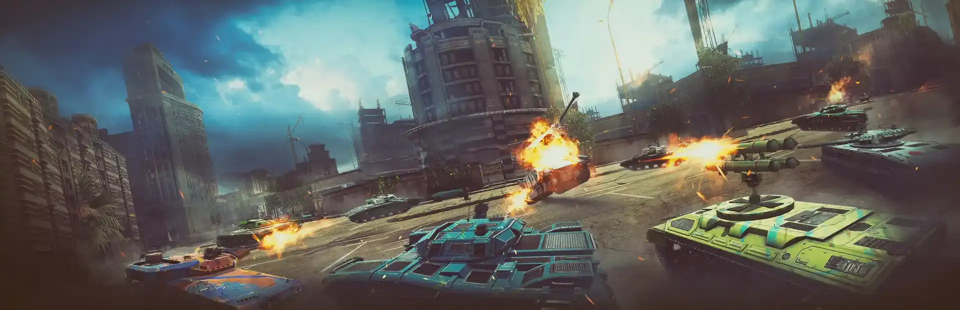 Infinite Tanks background