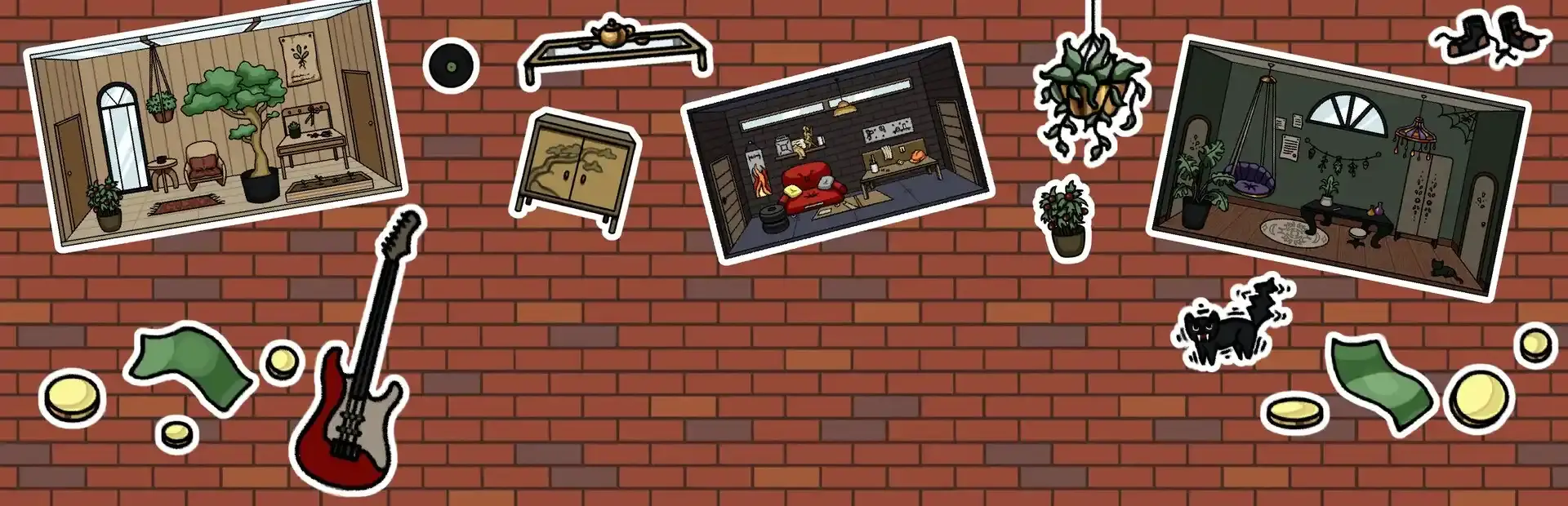 Cashrooms background