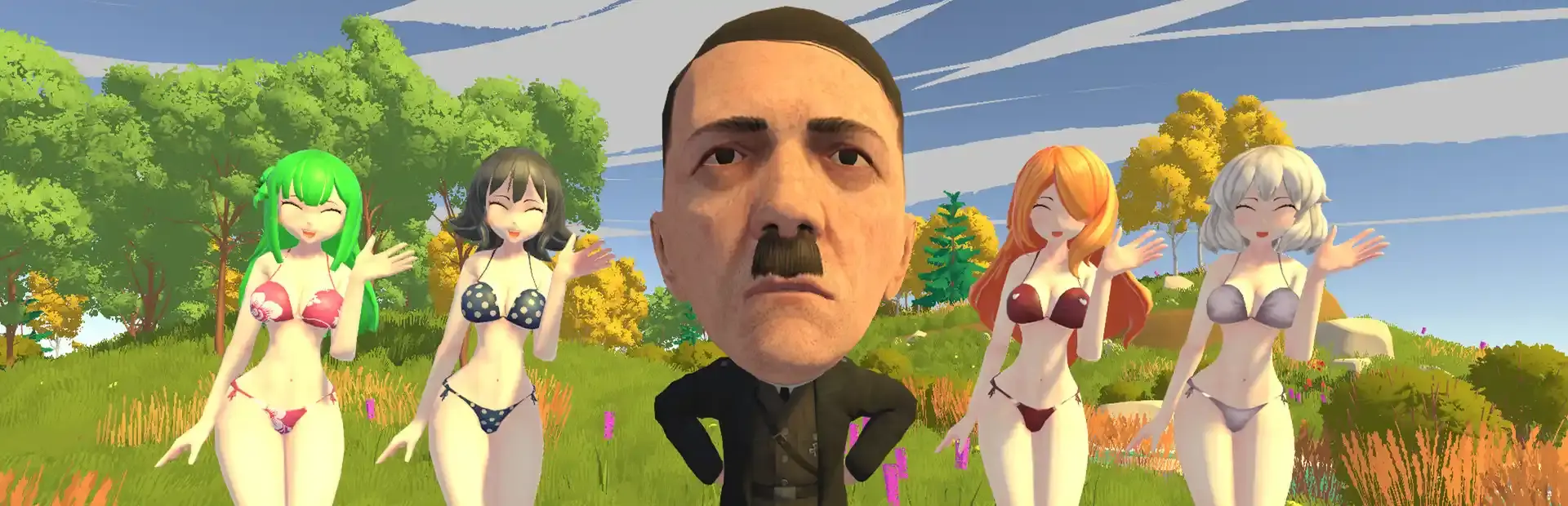 Hitler Hates Anime background