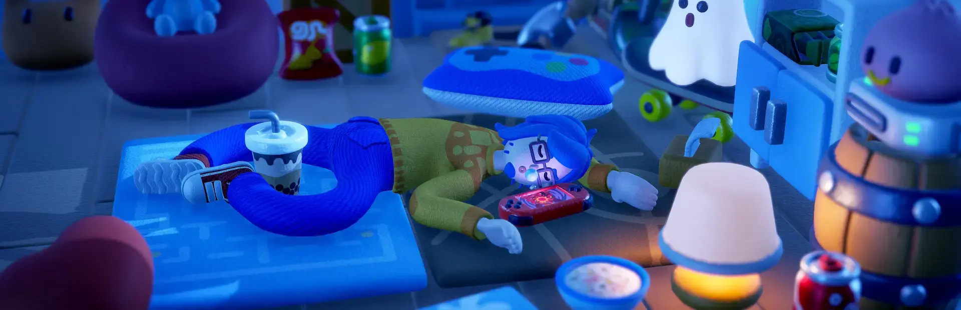Exhausted Man background