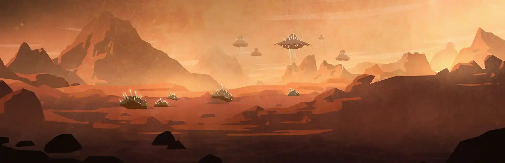 Escape From the Red Planet background