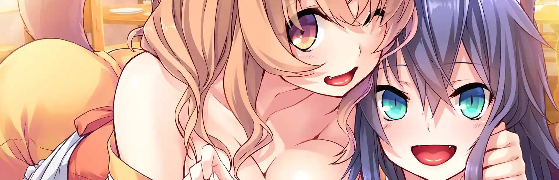 Catgirl & Doggirl Cafe background