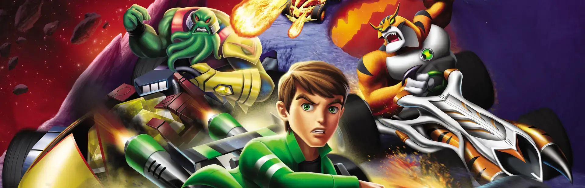 Ben 10: Galactic Racing background