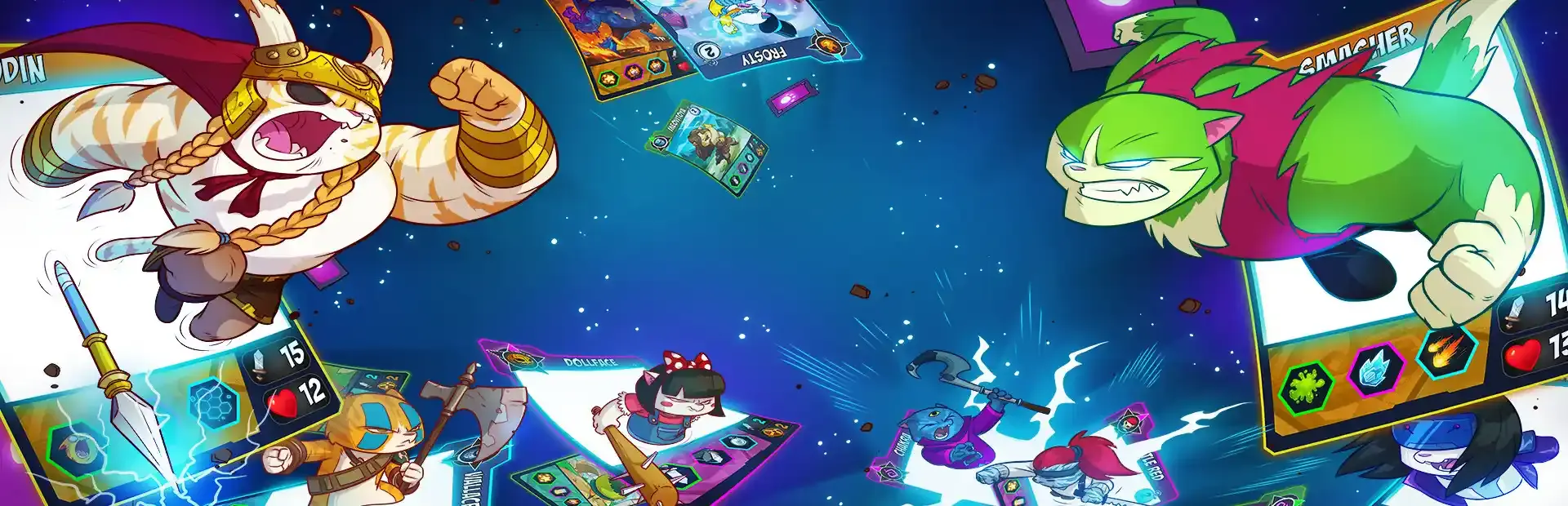 Tap Cats: Battle Arena background