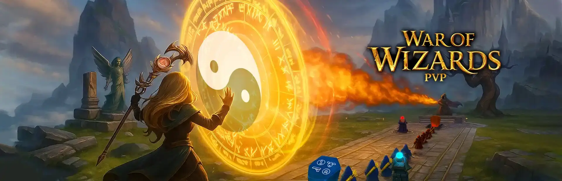 War of Wizards background