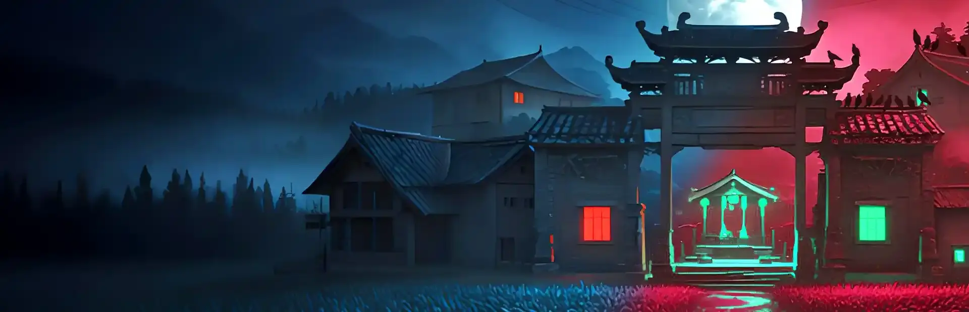 Eternal Night Town background