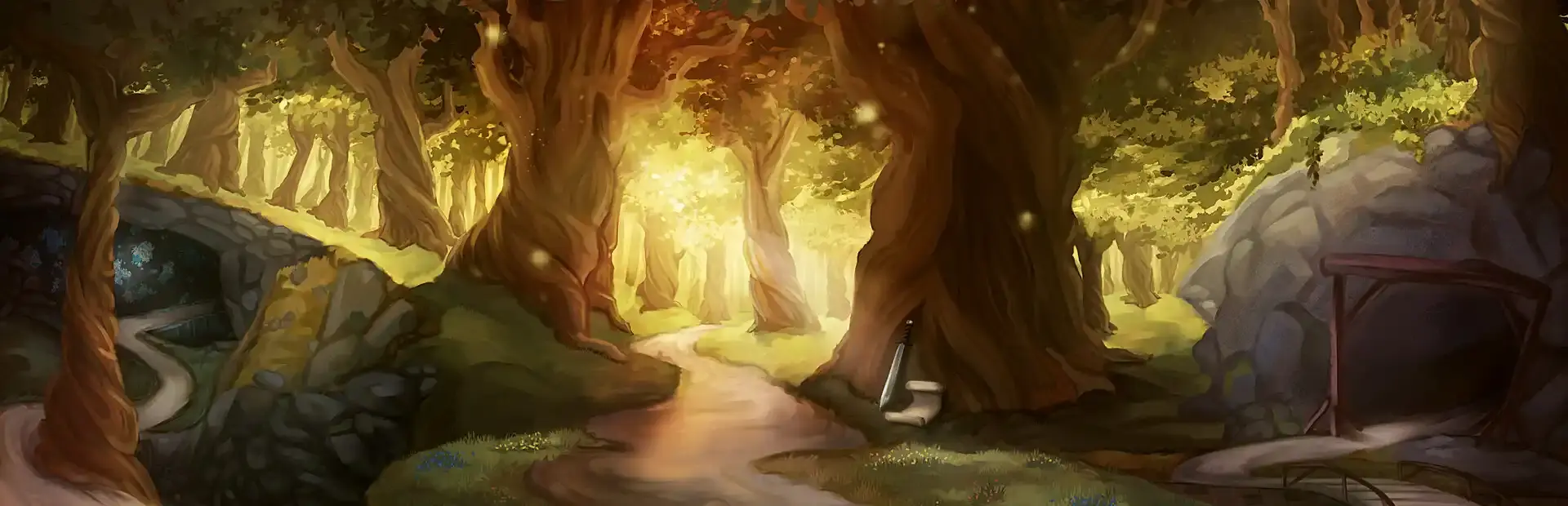 Mystical Map background