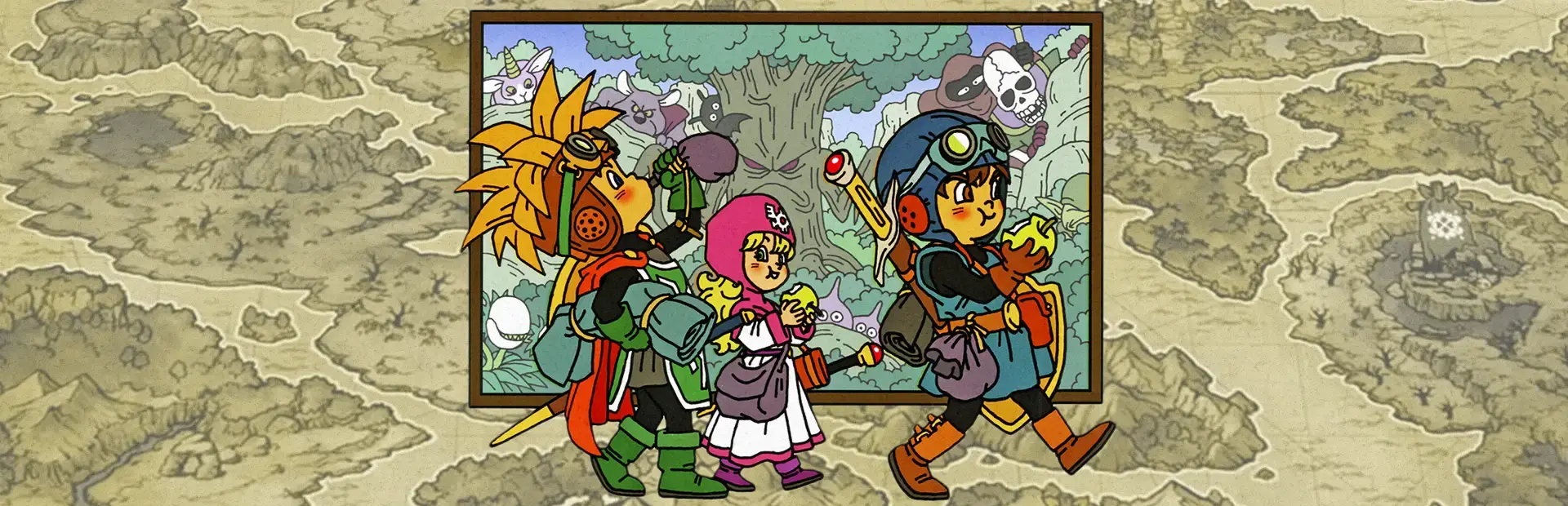 DRAGON QUEST I and II HD-2D Remake background