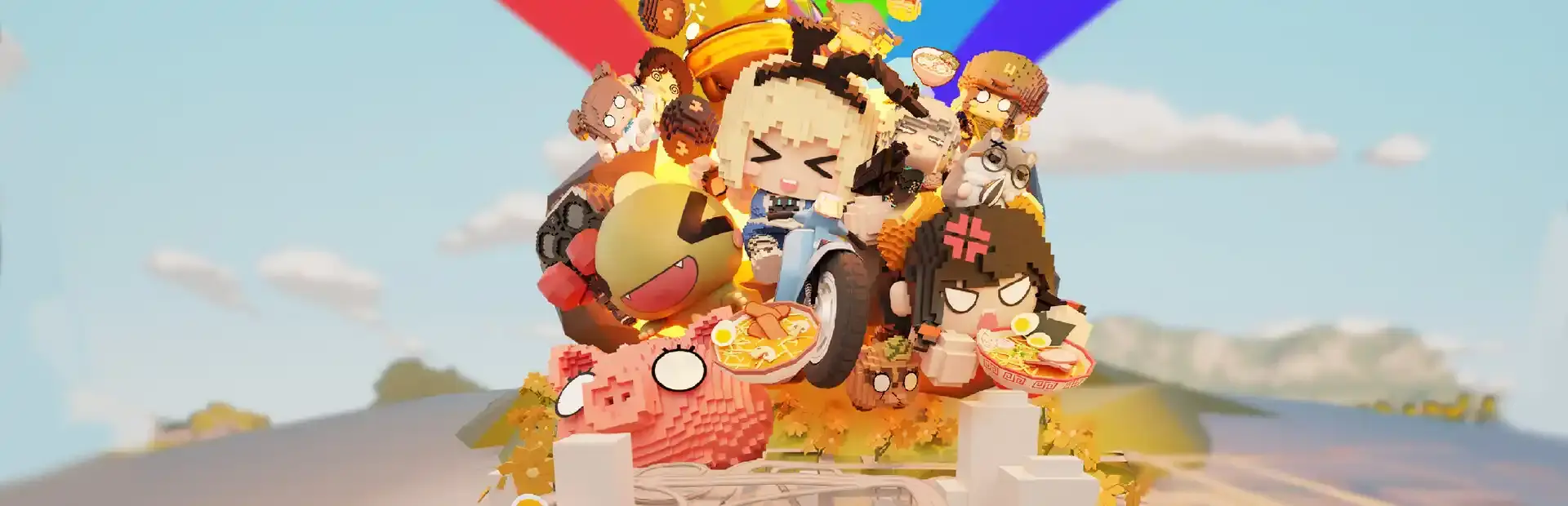Dino Ramen Express background