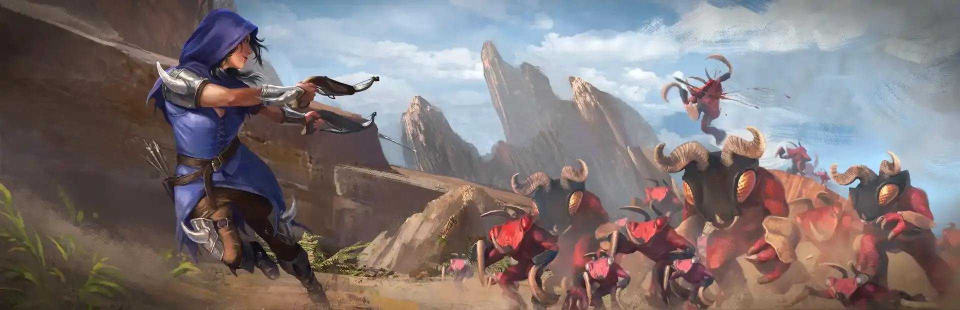 Here Comes the Swarm background