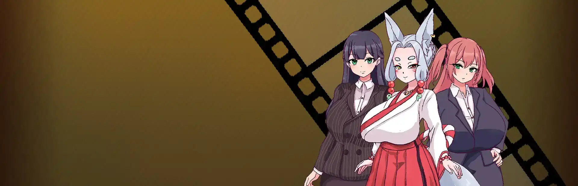 The Great Yokai of the Haunted Halls background
