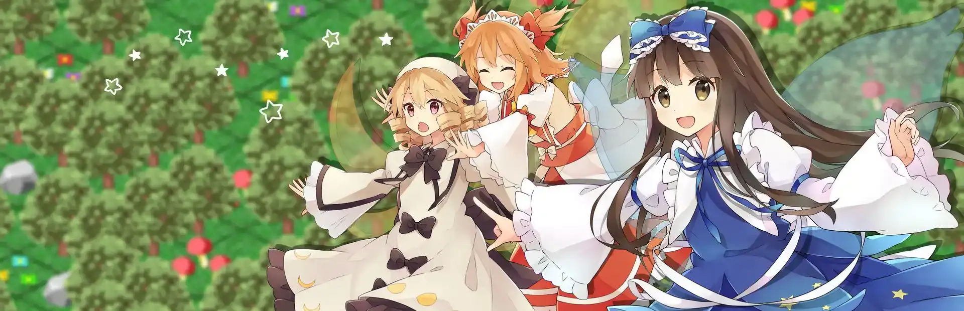 Three Fairies' Hoppin' Flappin' Great Journey! background