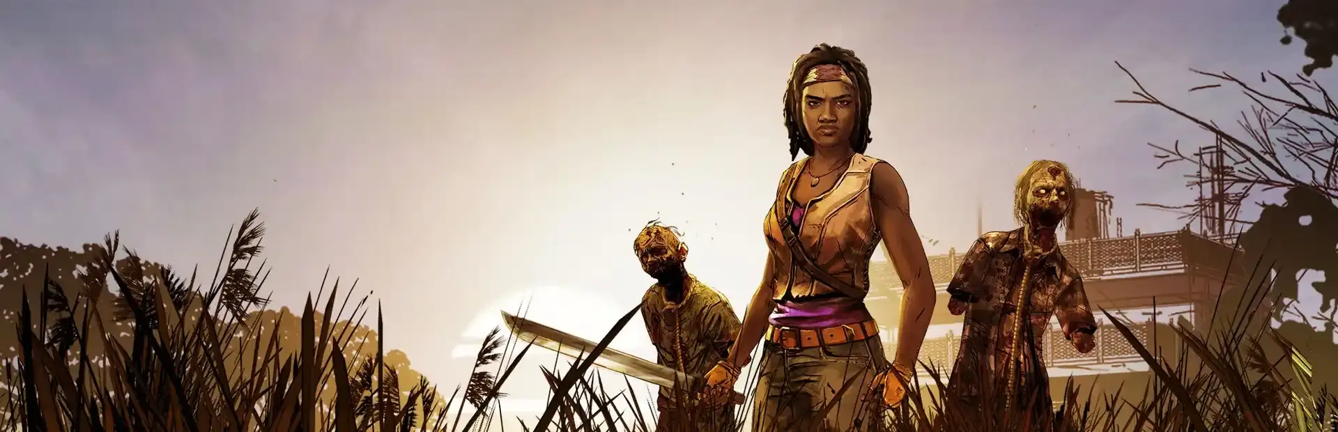 The Walking Dead: Michonne background