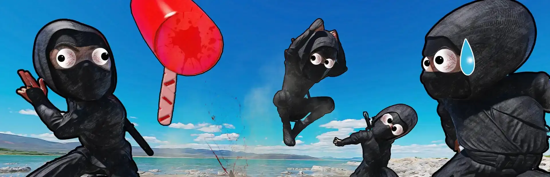 Ninjas Busters: Whack A Ninja background