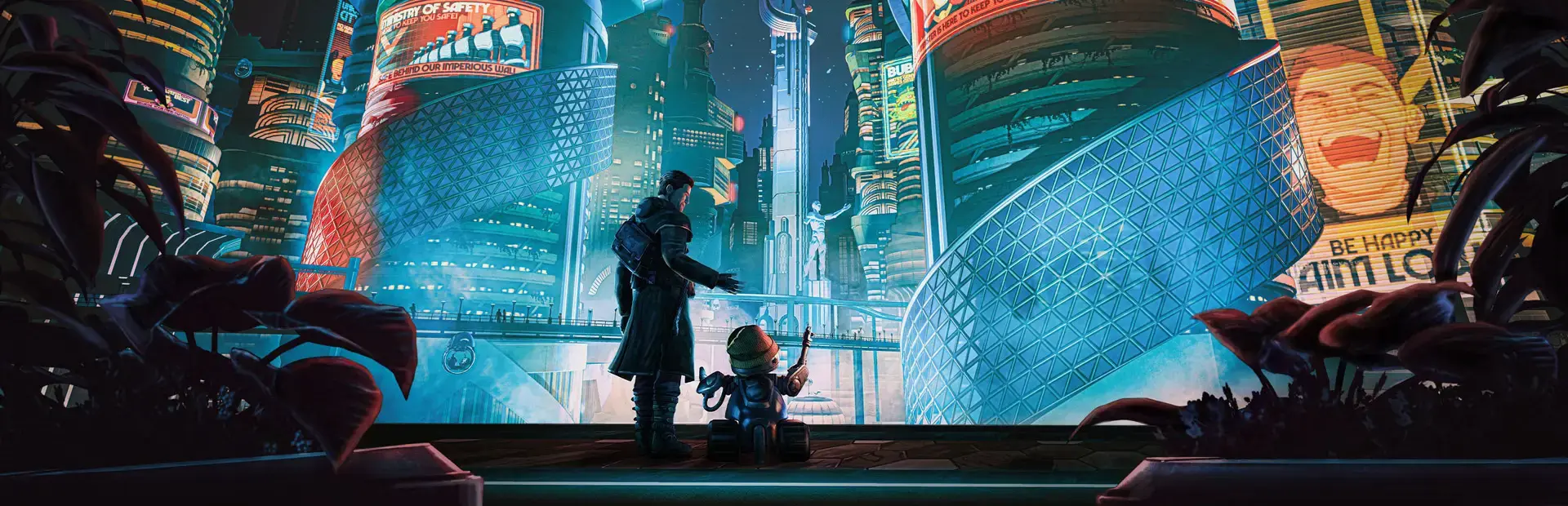 Beyond A Steel Sky: Utopia Edition background